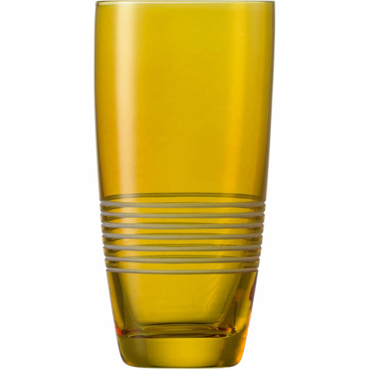 Eisch Longdrinkglas Centro, Trinkglas, Wasserglas, Longdrink Glas, Kristallglas, Orange, 480 ml, 70110401