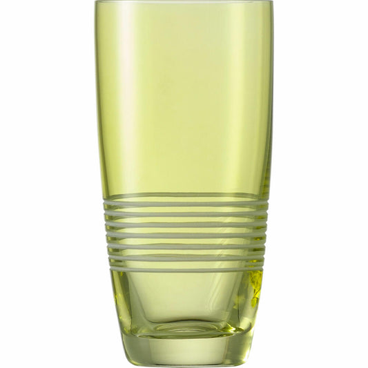 Eisch Longdrinkglas Centro, Trinkglas, Wasserglas, Longdrink Glas, Kristallglas, Gelb, 480 ml, 70110402