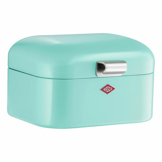 Wesco Mini Grandy, Frühstücksbox, Brotdose, Butterbrotsdose, Mint, Stahlblech, 235001-51