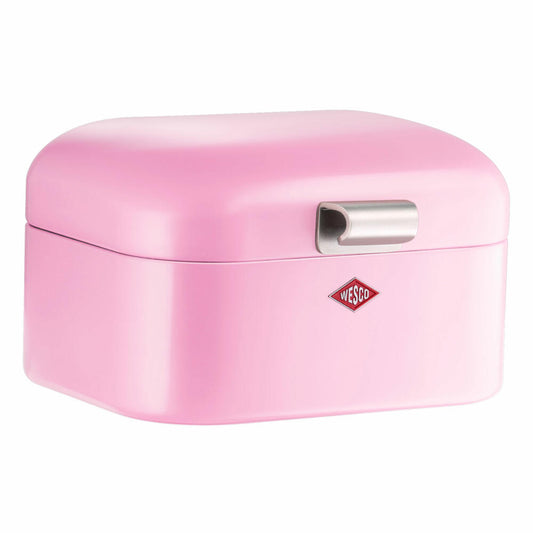 Wesco Mini Grandy, Frühstücksbox, Brotdose, Butterbrotsdose, Rosa / Pink, Stahlblech, 235001-26