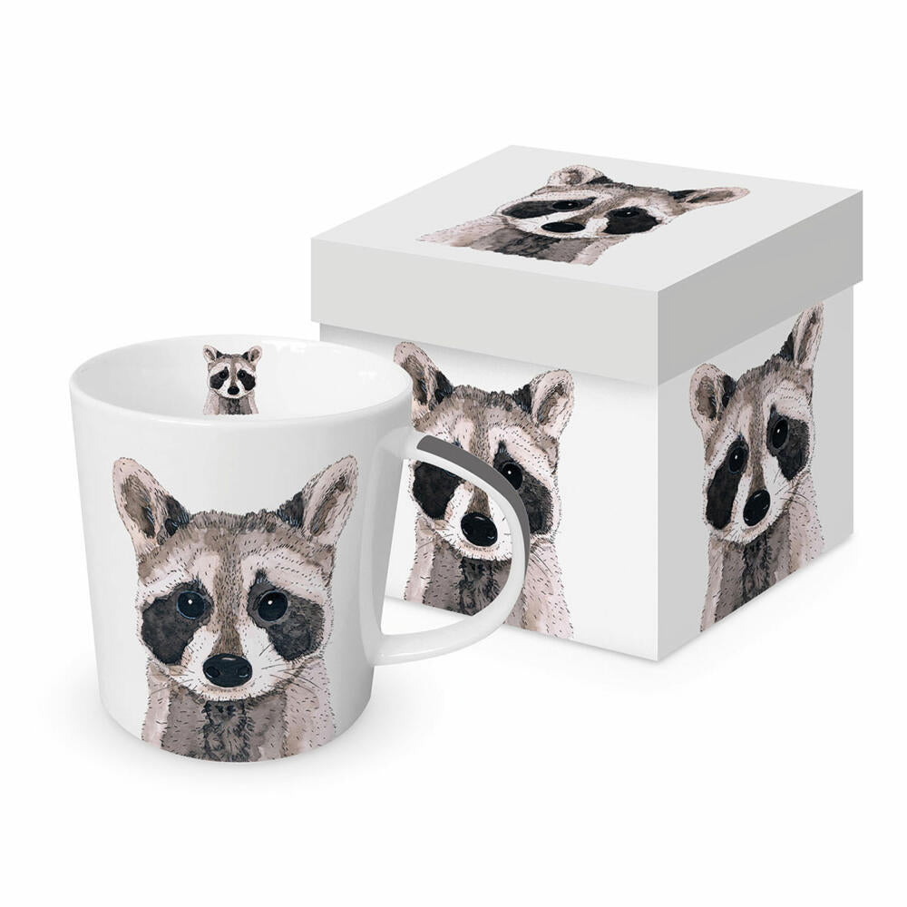 PPD Raccoon Trend Mug, in Geschenkbox, Tasse, Teetasse, Kaffee Becher, 350 ml, 604565