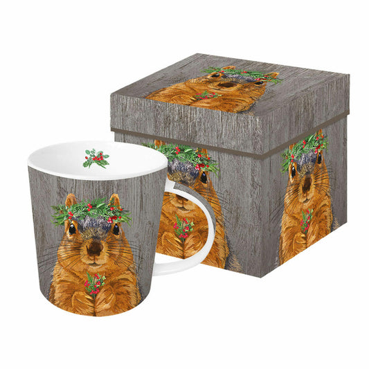 PPD Winter Berry Squirrel Trend Mug, in gift box, cup, tea cup, coffee mug, 350 ml, 604581