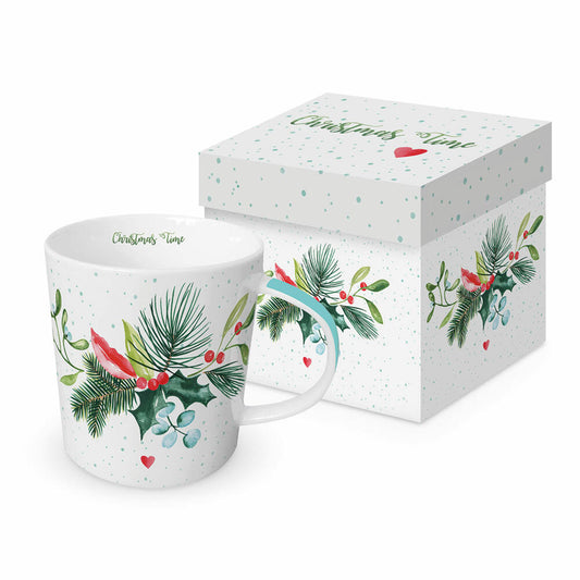 PPD Christmas Time Trend Mug, in Geschenkbox, Tasse, Teetasse, Kaffee Becher, 350 ml, 604564