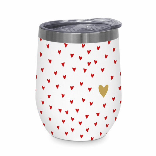 PPD Little Hearts Thermo Mug, thermo mug, coffee to go, insulated mug, insulated mug, 350 ml, 604585