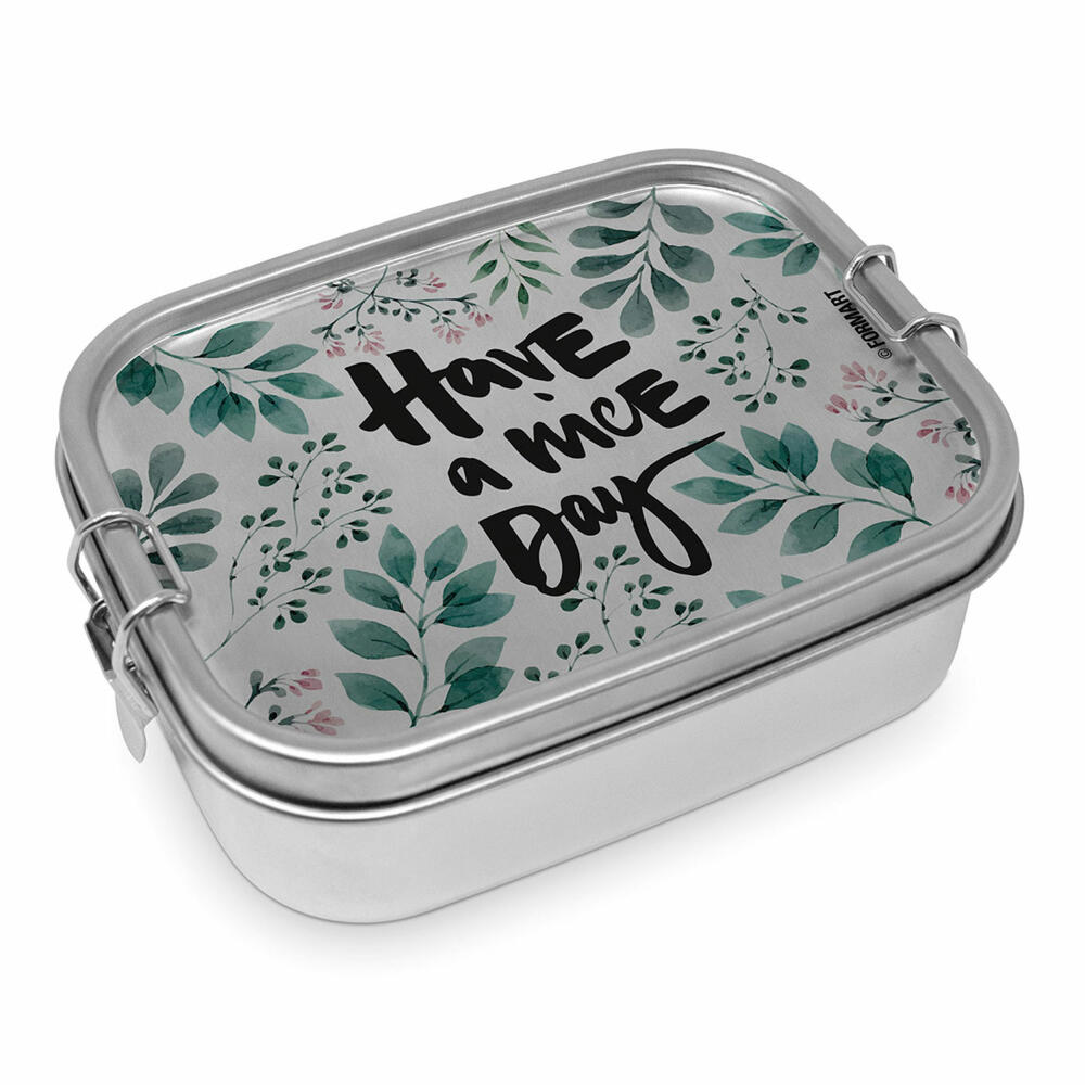 PPD Have a nice day Steel Lunch Box, Brotdose, Lunchbox, Vesperdose, Edelstahl, 900 ml, 604520