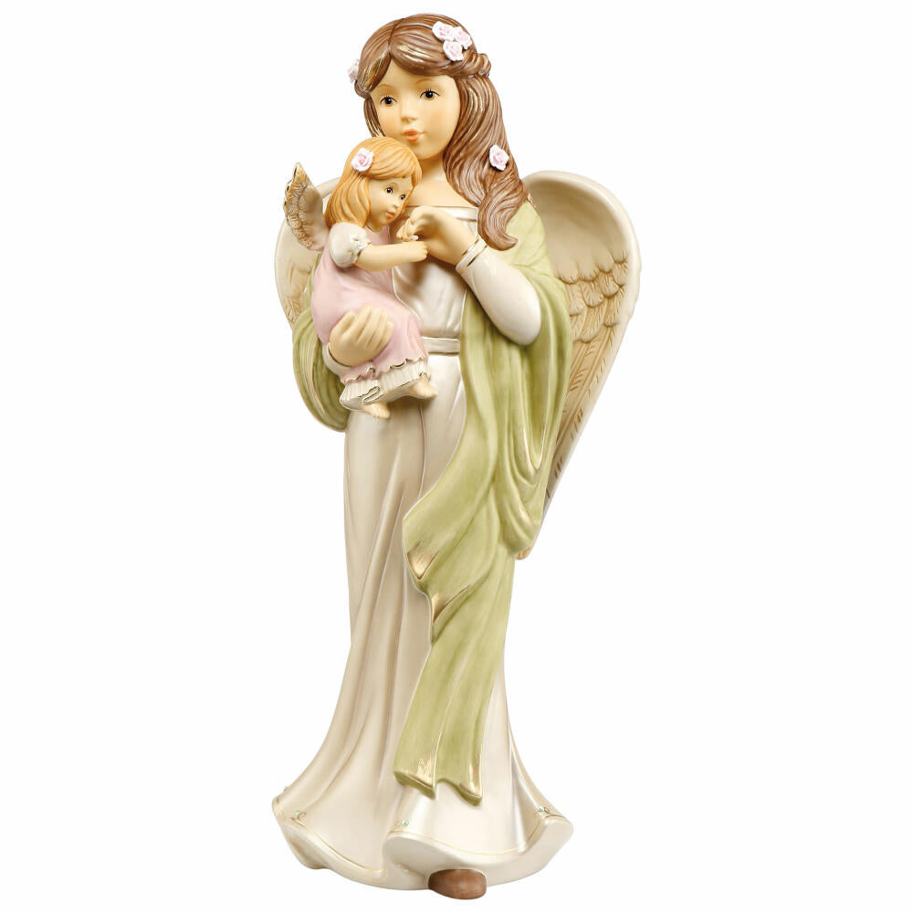 Goebel Figurine Heavenly Protector, Christmas, Gloria, Angel Figure, Stoneware, Colorful, 41533051