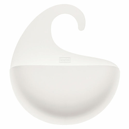 Koziol Utensilo Surf XL, Aufbewahrungskorb, Hängefach, Organic Recycled, Recycled White, 1441125