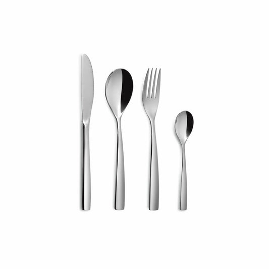 Comas cutlery set Barcelona 24-piece, table cutlery, stainless steel 18/10, silver-colored, 5818