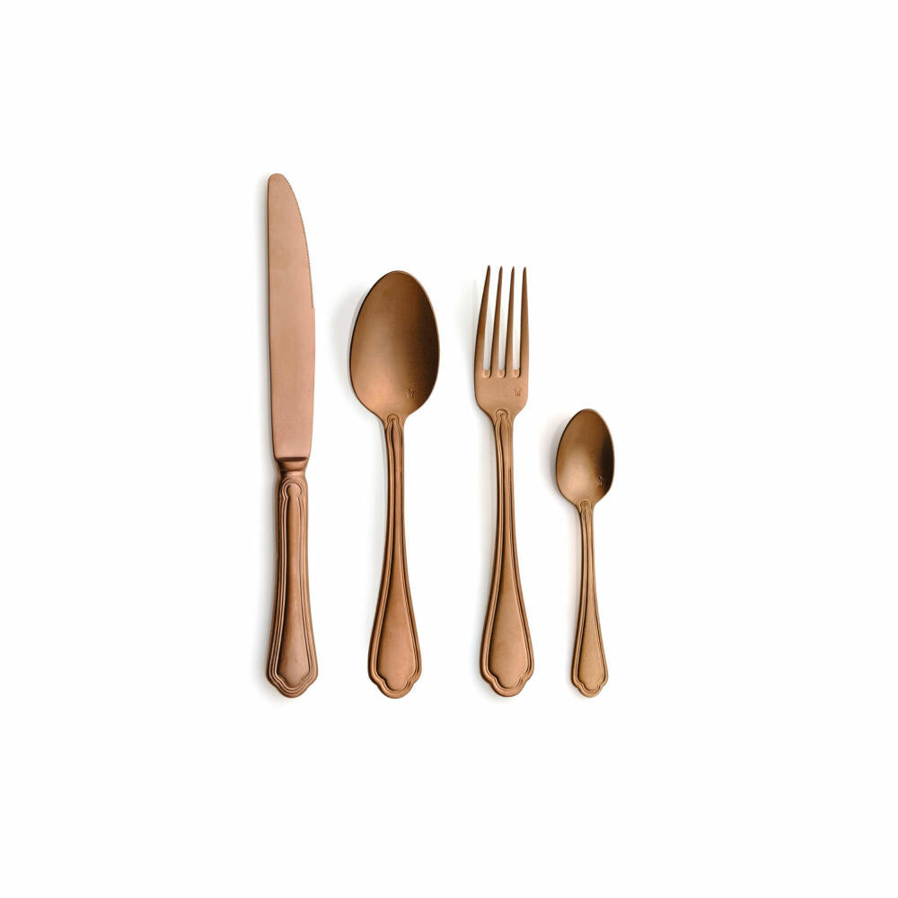 Comas Besteck-Set Sangiovese Vintage Copper 24-tlg., Tafelbesteck, Edelstahl 18/10, Kupferfarben, 5557