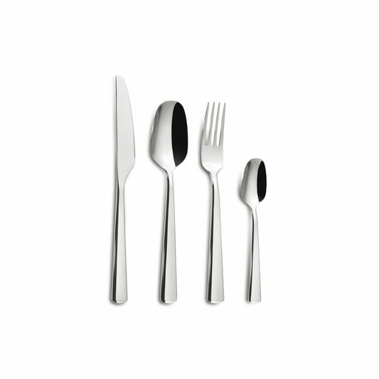 Comas cutlery set Munich 24-piece, table cutlery, stainless steel 18/10, silver-colored, 6523