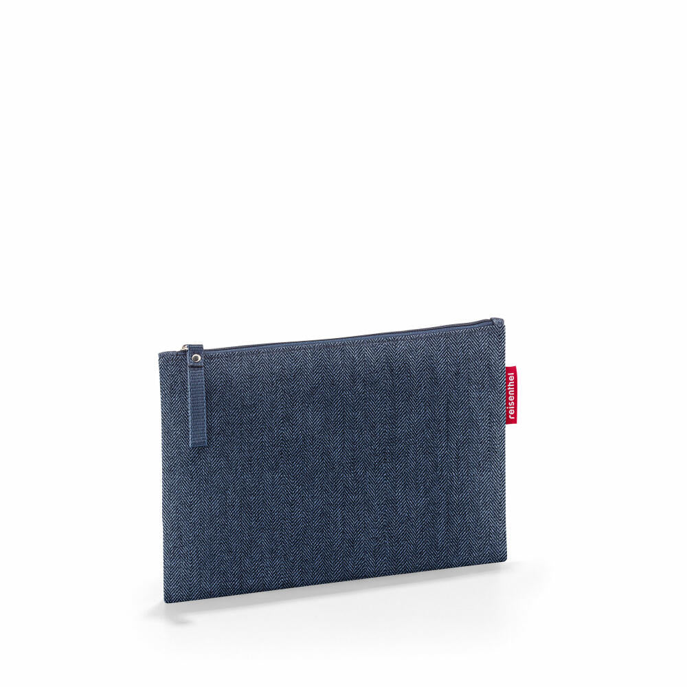 reisenthel case 1, Utensilo, Kosmetikbeutel, Herringbone Dark Blue, LR4113