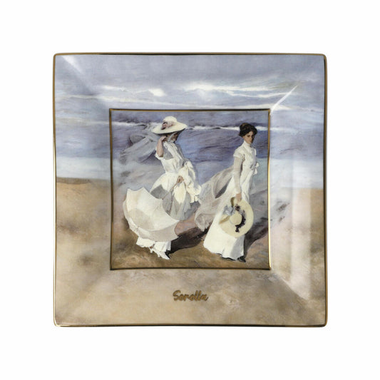 Goebel Schale Joaquin Sorolla - Spaziergang am Strand, Dekovase, Artis Orbis, Fine Bone China, Bunt, 16 x 16 cm, 67018131