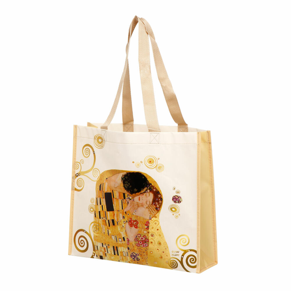 Goebel Einkaufstasche Gustav Klimt - Der Kuss, Shopping Bag, Shopper, Artis Orbis, Kunststoff, Bunt, 67061161