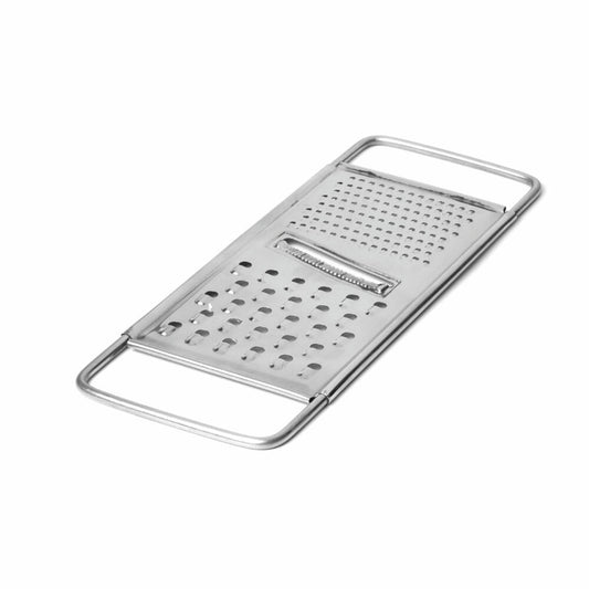 Comas kitchen grater with 3 grating surfaces, multi-grater, stainless steel, silver-colored, 1405