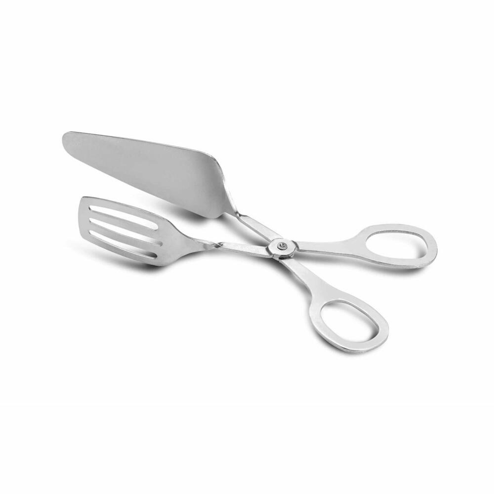 Comas cake tongs with scissor handle, cake gripper, stainless steel, silver-colored, 3124