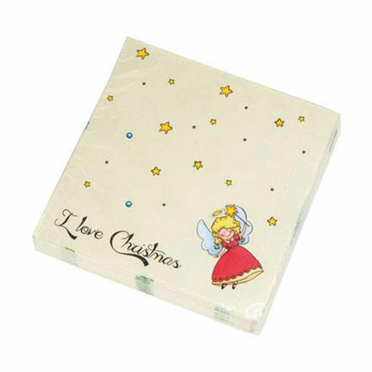 Goebel Rosi, Bolli, Fredi Clausi - Napkins Christmas I Love Christmas Colorful Paper/Cardboard 37000241