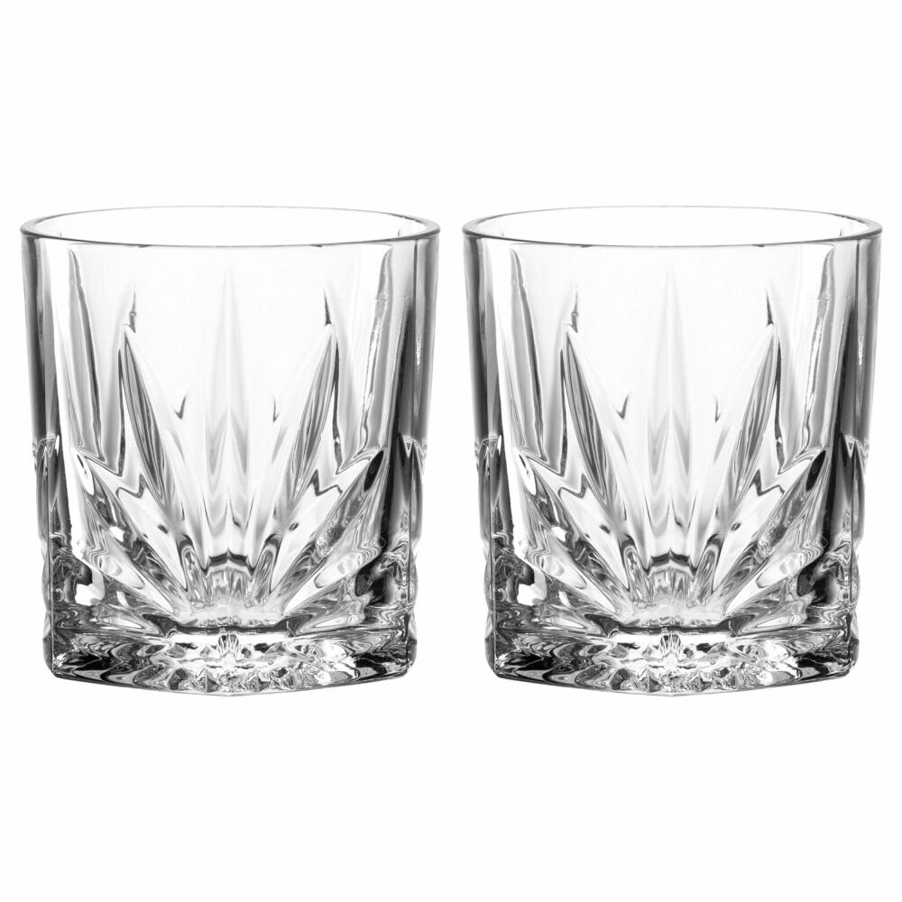 Leonardo Old Fashioned Whisky Gläser Il Mondo 2er Set, Tumbler, Kalk-Natron-Glas, Klar, 220 ml, 077481