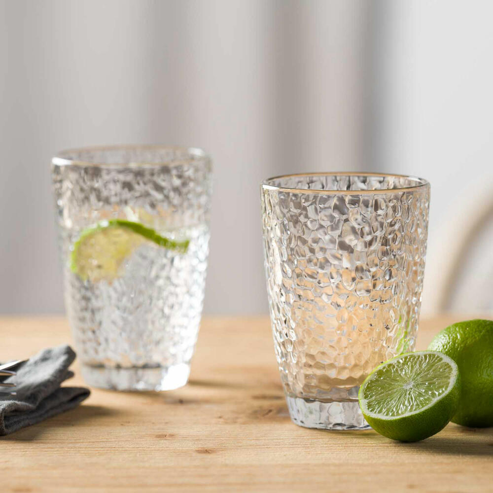 Leonardo drinking glass Matera, drinking cup, soda-lime glass, clear, 340 ml, 077408
