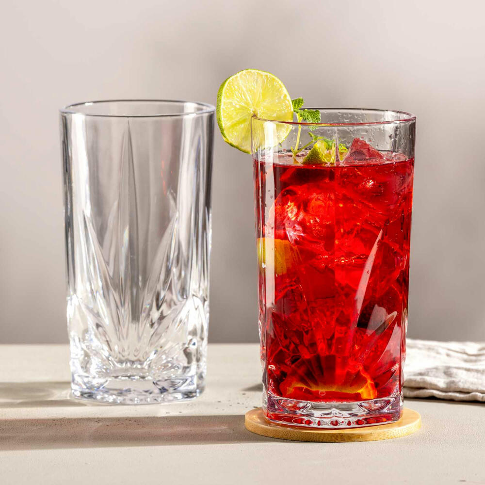 Leonardo Cape Cod Gläser Il Mondo 2er Set, Cocktailglas, Kalk-Natron-Glas, Klar, 530 ml, 077484