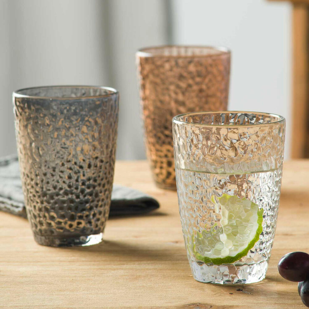 Leonardo drinking glass Matera, drinking cup, soda-lime glass, clear, 340 ml, 077408