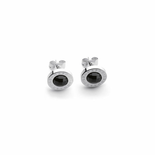 Leonardo Jewels Matrix Classics Stud Earrings, Earrings, Earrings, Silver / Black, 010022