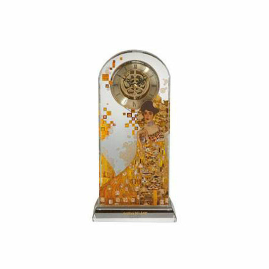 Goebel Adele Bloch-Bauer - Table Clock Artis Orbis Gustav Klimt Colored Glass 66879411