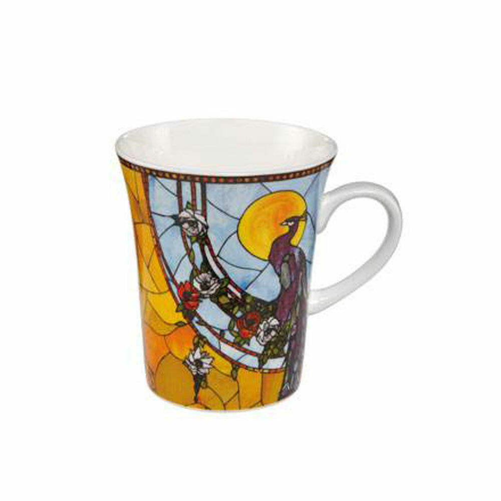 Goebel Peacock - Artist Mug Artis Orbis Louis Comfort Tiffany Colorful Fine Bone China 67011301