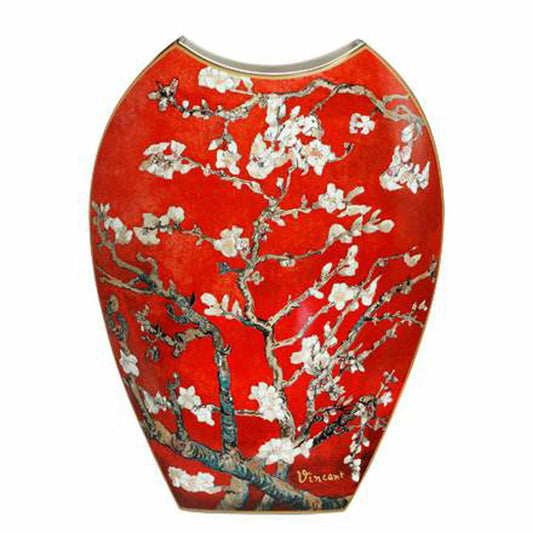 Goebel Almond Tree Red - Vase Artis Orbis Vincent van Gogh Colorful Porcelain 67000711