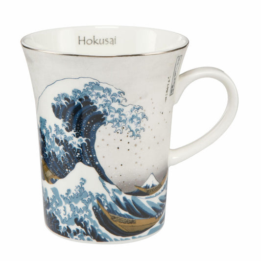 Goebel The Wave Artist Mug, Artist Cup, Drinking Cup, Mug, Hokusai, Porcelain, Silver, 67011151