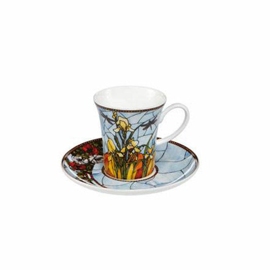 Goebel Iris - Espresso cup Artis Orbis Louis Comfort Tiffany Colorful Fine Bone China 67011751