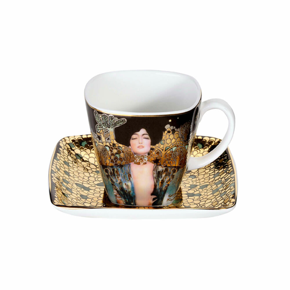 Goebel Judith I - Espresso Cup Artis Orbis Gustav Klimt Black Bone China