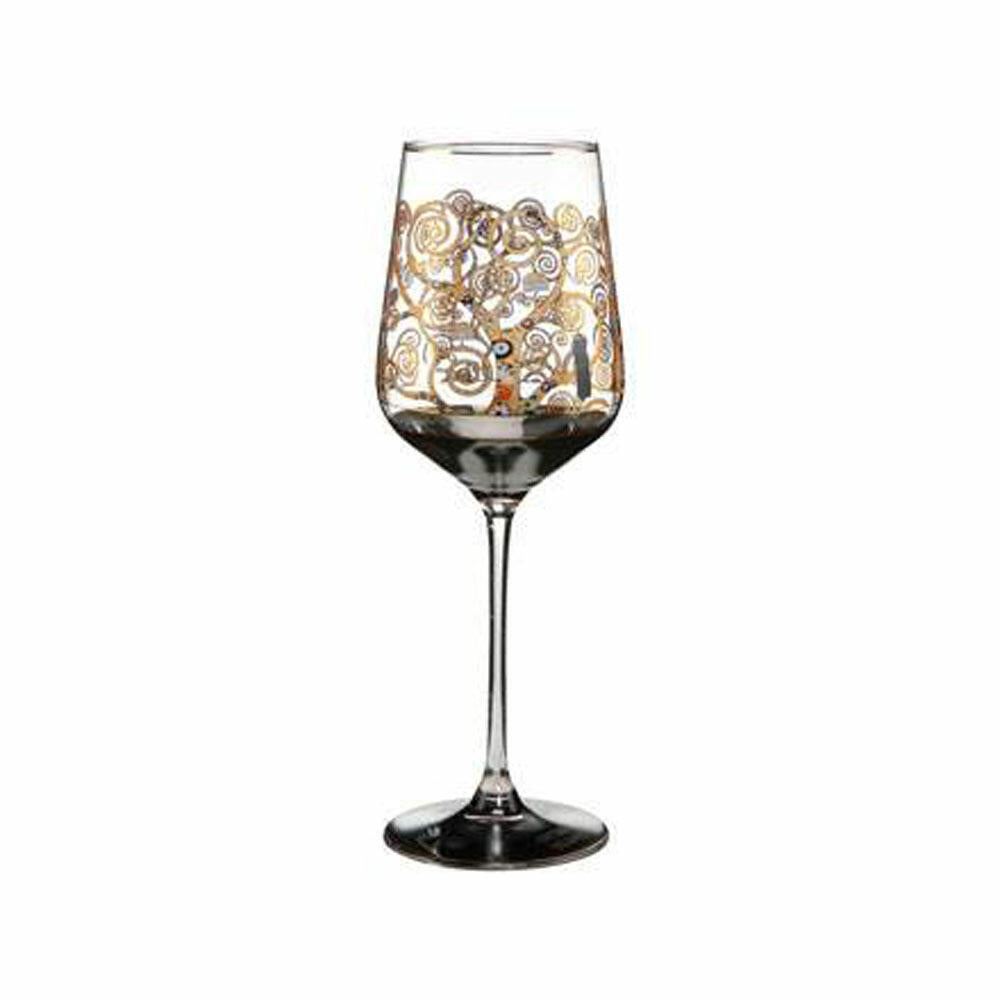 Goebel The Tree of Life - Wine Glasses Artis Orbis Gustav Klimt Colored Glass 66926631