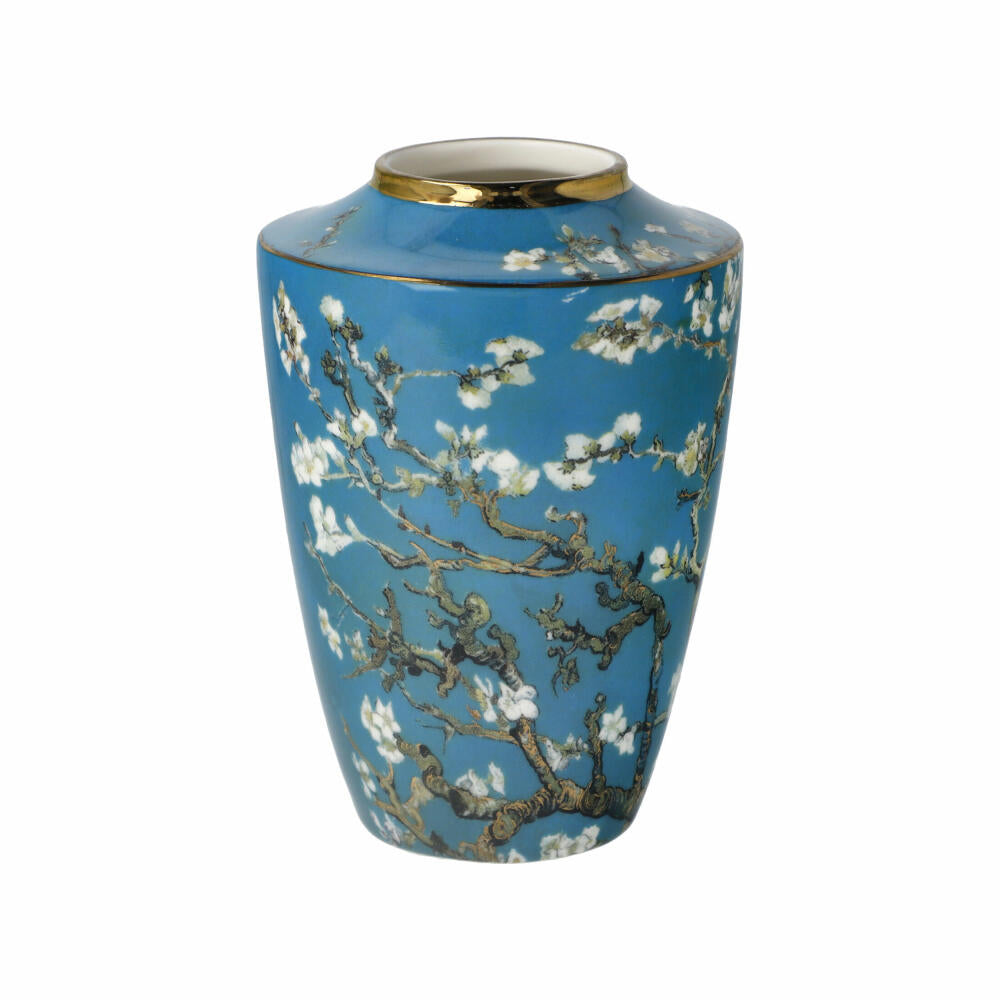 Goebel Vase Vincent Van Gogh - Mandelbaum Blau, Dekovase, Artis Orbis, New Bone China, Bunt, 12.5 cm, 67016021