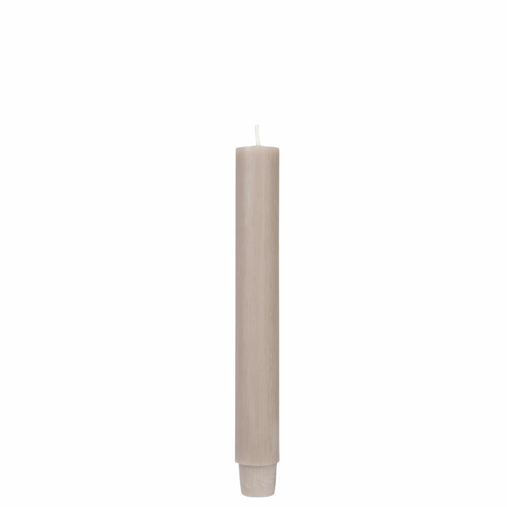 Gift Company stick candle, table candle, pillar candle, stick candle, paraffin, flax, L 20 cm, 1025803029
