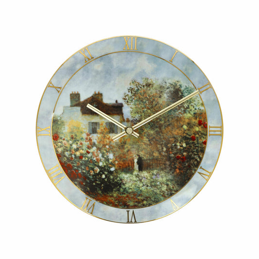 Goebel Wanduhr Claude Monet - Das Künstlerhaus, Artis Orbis, Porzellan, Bunt, 31 cm, 67069041