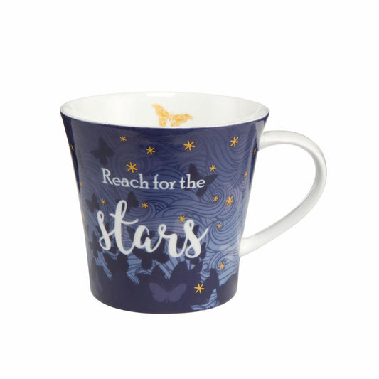 Goebel Coffee and Tea Cup Elephant Stars, Mug, Cup, Fine Bone China, Blue, 350 ml, 70000511