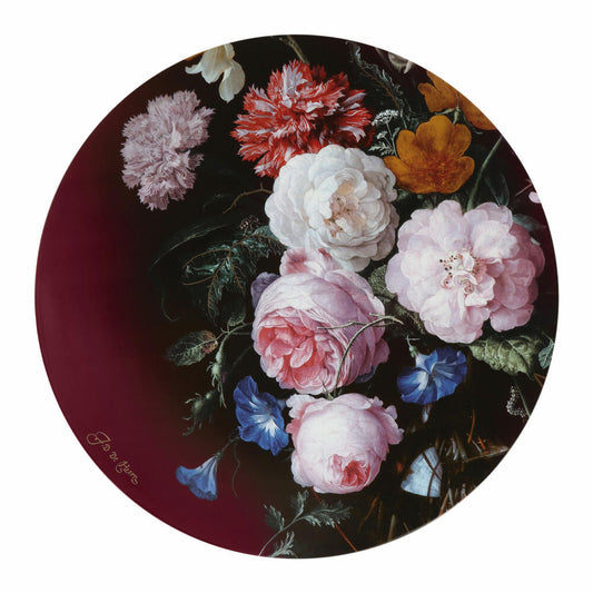 Goebel Wandbild Jan Davidsz de Heem - Blumen in Vase, Artis Orbis, Porzellan, Bunt, 41 x 41 cm, 67150091