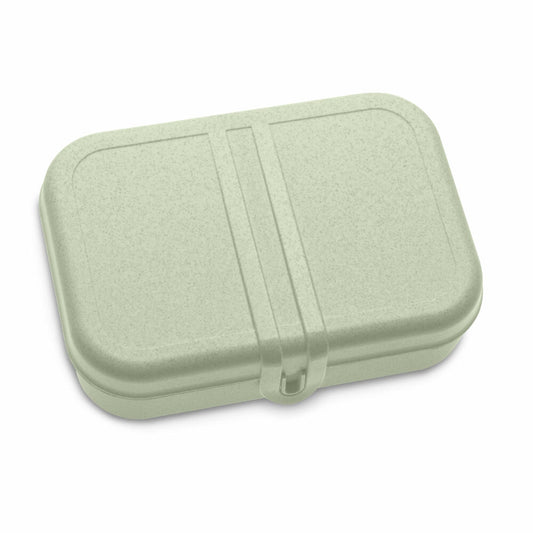 Koziol Pascal L Lunchbox mit Trennsteg, Behälter, Vorratsbehälter, Brotbox, Brotdose, Kunststoff, Organic Green, 23.2 cm, 3152668