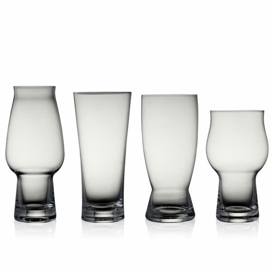 Lyngby Glass Lyngby 4-piece beer glass set, 4 special beer glasses, crystal glass, clear, 916185