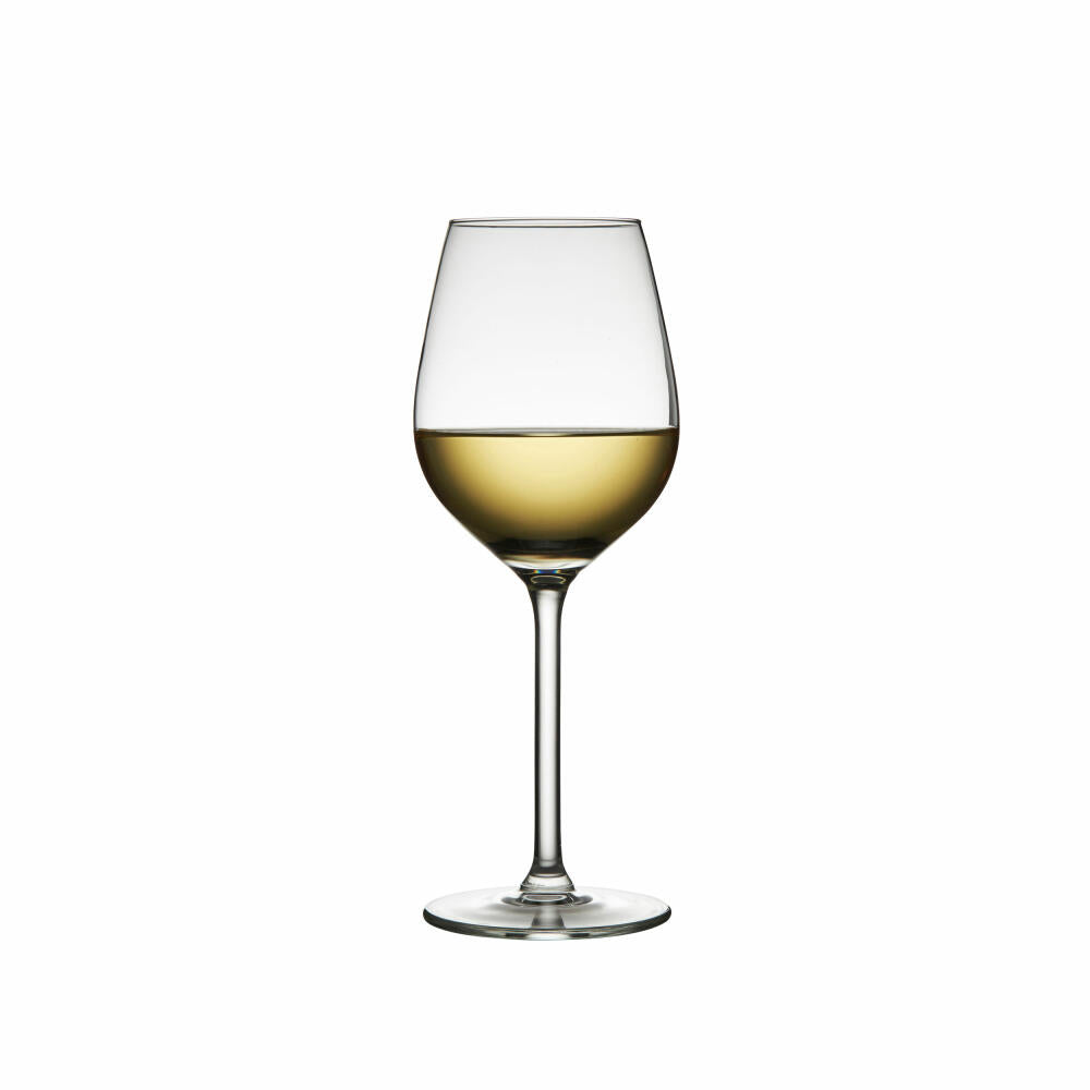 Lyngby Glas Weißweinglas Juvel 4er Set, Weingläser, Glas, Klar, 380 ml, 916256