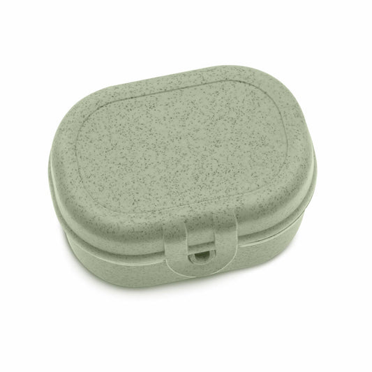 Koziol Pascal Mini Lunchbox, Behälter, Vorratsbehälter, Brotbox, Brotdose, Kunststoff, Organic Green, 9.6 cm, 3144668