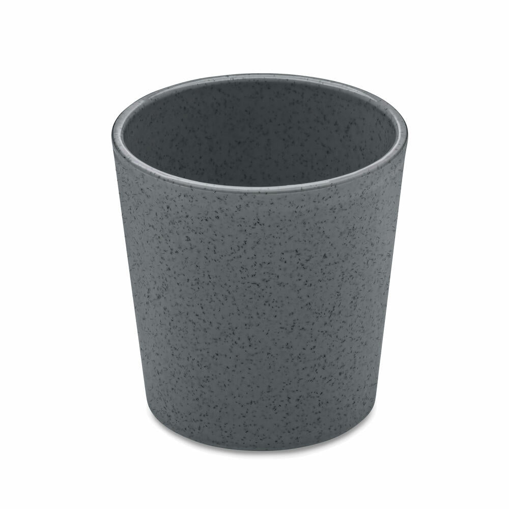 Koziol Becher Connect, Trinkbecher, Tasse, Thermoplastischer Kunststoff, Organic Deep Grey, 190 ml, 3141673