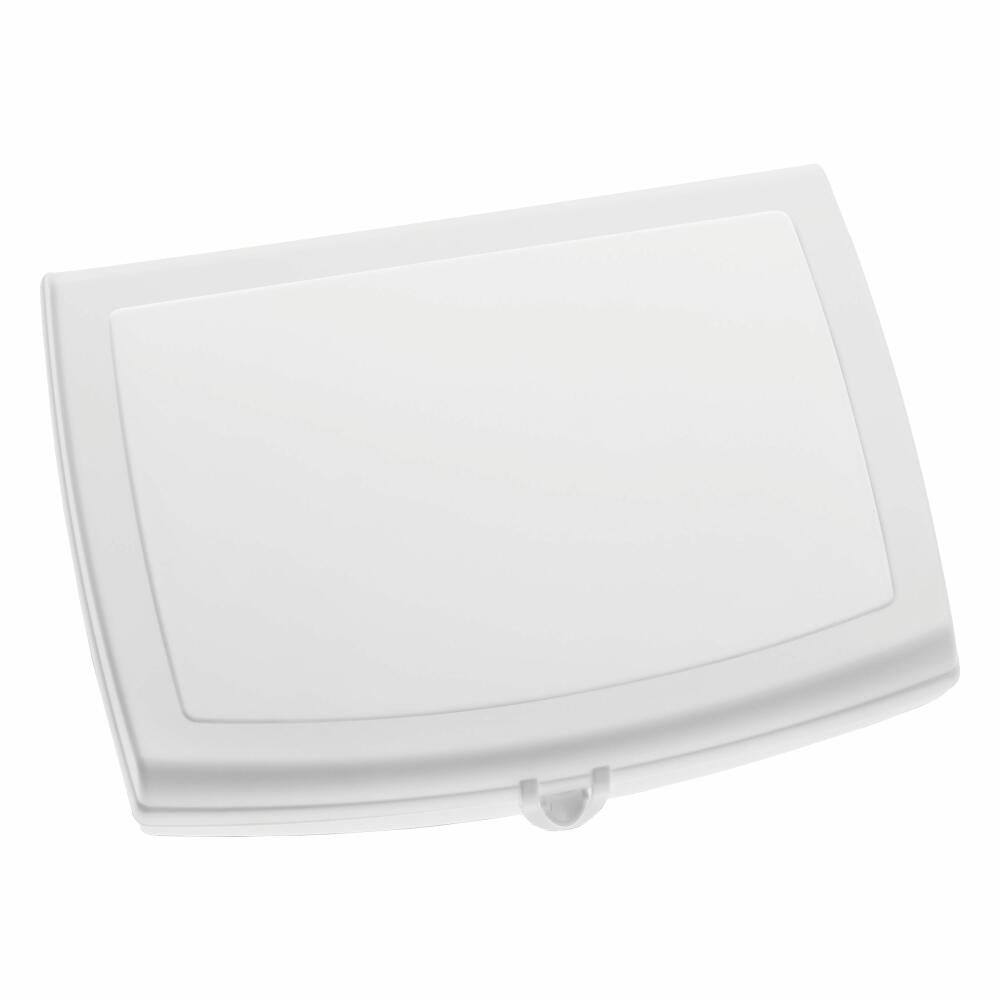 Koziol Panorama Lunchbox, Brotbox, Brotdose, Vesperdose, Kunststoff, Cotton White, 23 cm, 3142525