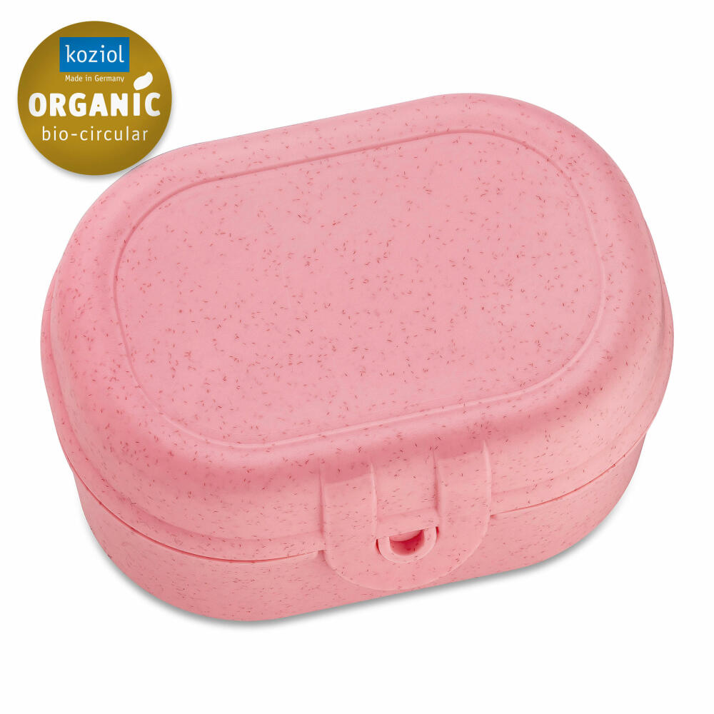 Koziol Lunchbox Pascal Mini, Snackdose, Kunststoff, Organic Strawberry Ice Cream, 3144707