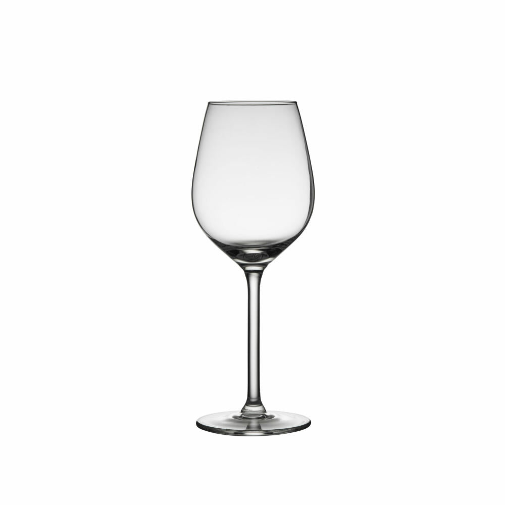 Lyngby Glas white wine glass Juvel set of 4, wine glasses, glass, clear, 380 ml, 916256