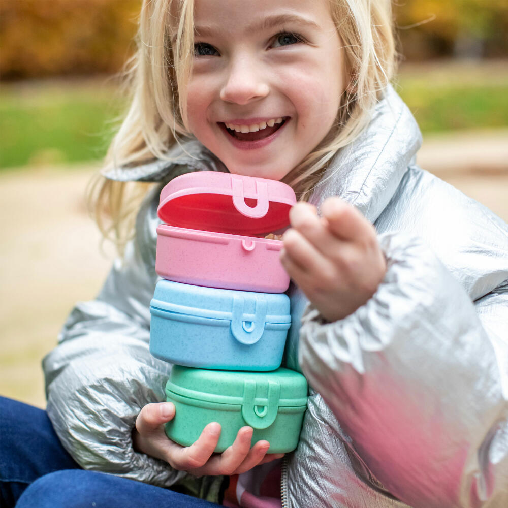 Koziol Lunchbox Pascal Mini, Snackdose, Kunststoff, Organic Strawberry Ice Cream, 3144707