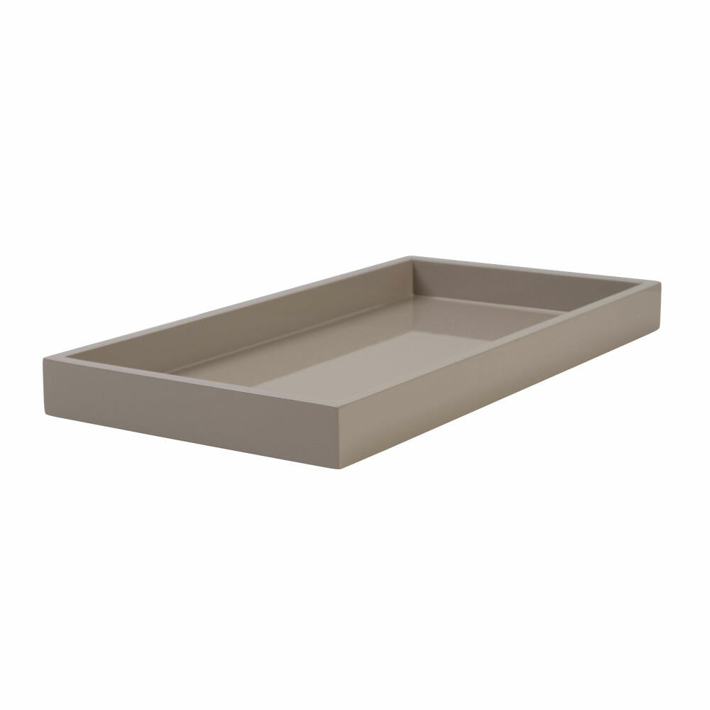 Gift Company Tablett Spa S, rechteckig, Serviertablett, Dekotablett, MDF, Sandstone, 40 x 21 cm, 77865