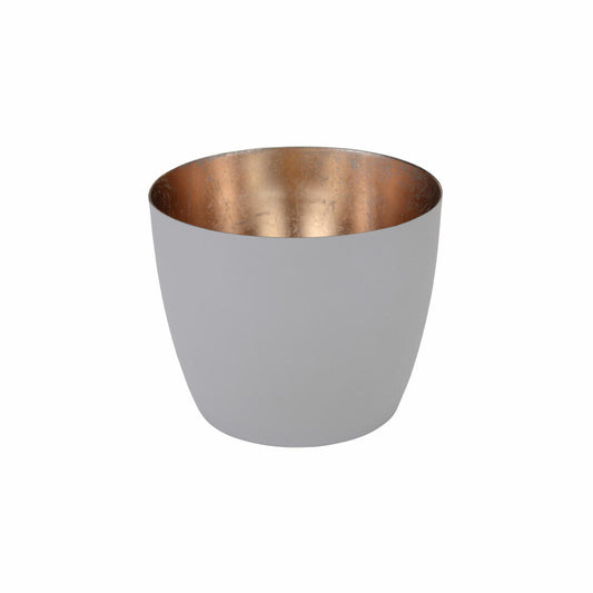 Gift Company Windlicht Madras M, Teelichthalter, Kerzenhalter, Eisen, Sandstone / Gold, 8.5 cm, 78216