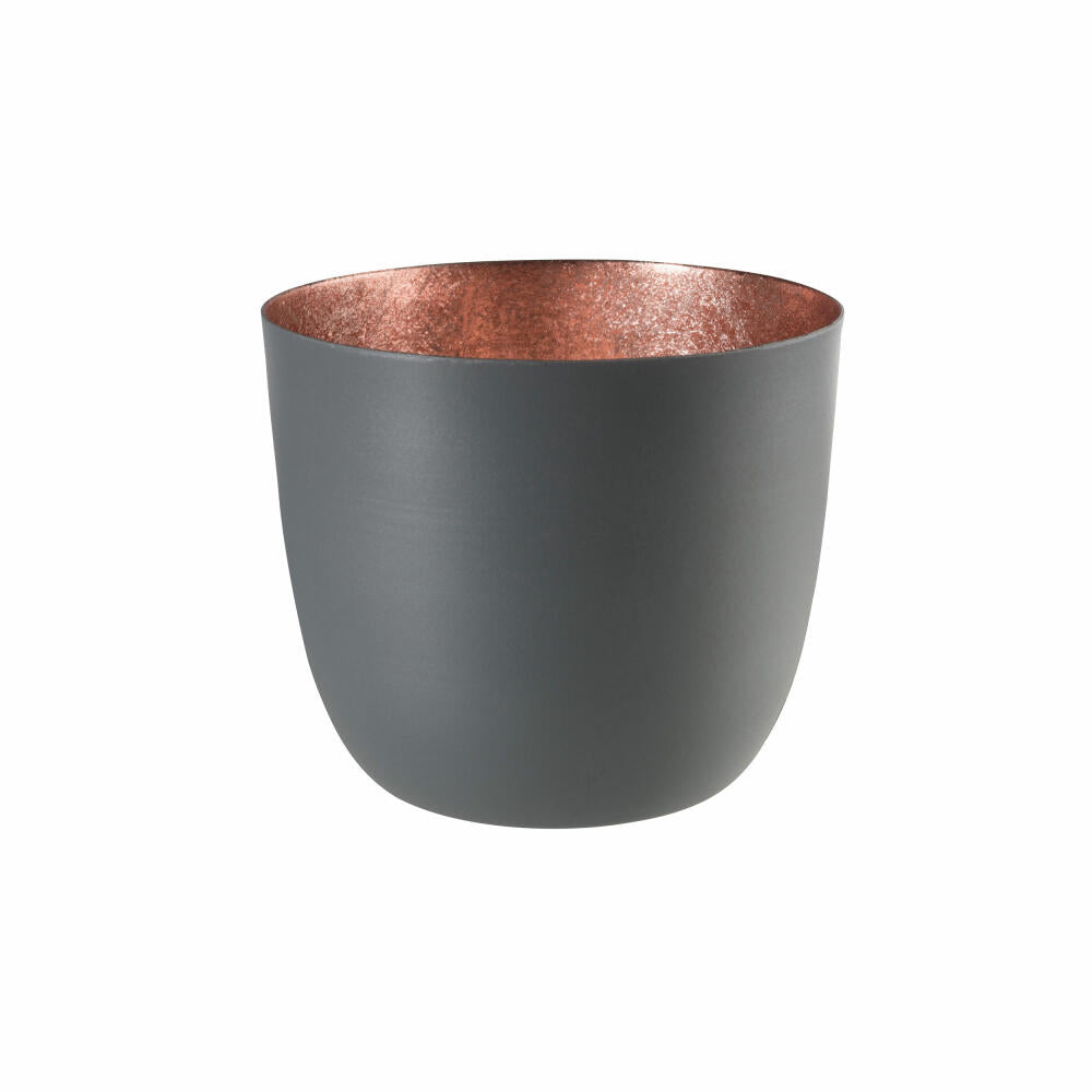 Gift Company Windlicht Madras M, Teelichthalter, Kerzenhalter, Eisen, Flannel / Rosé, 8.5 cm, 75850