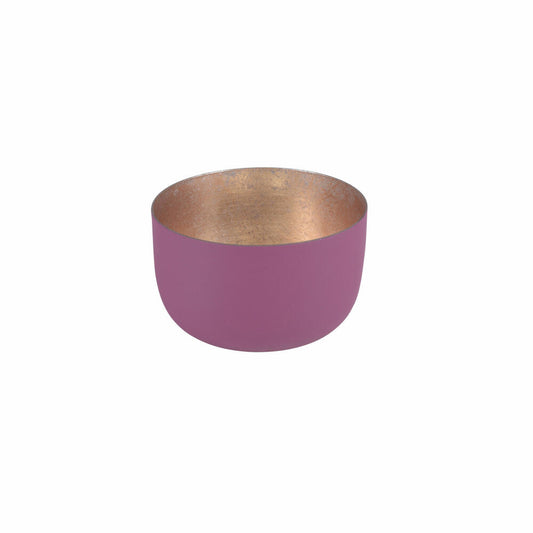 Gift Company Windlicht Madras S, Teelichthalter, Kerzenhalter, Eisen, Burgundy / Gold, 5 cm, 77919